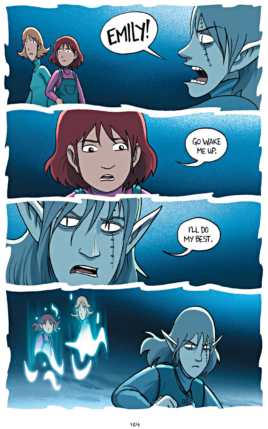 page 154 of amulet 7 firelight graphic novel