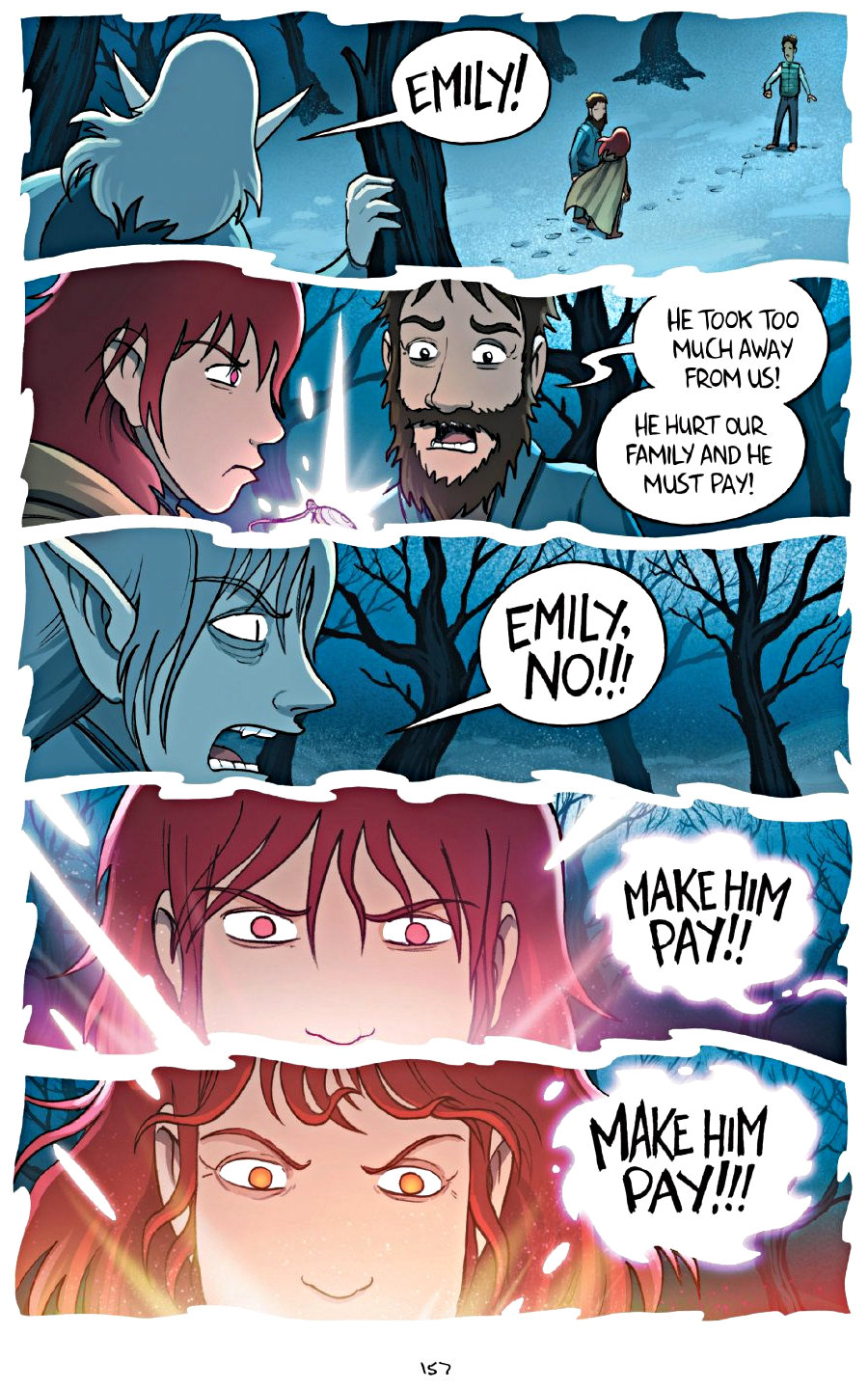 page 157 of amulet 7 firelight graphic novel