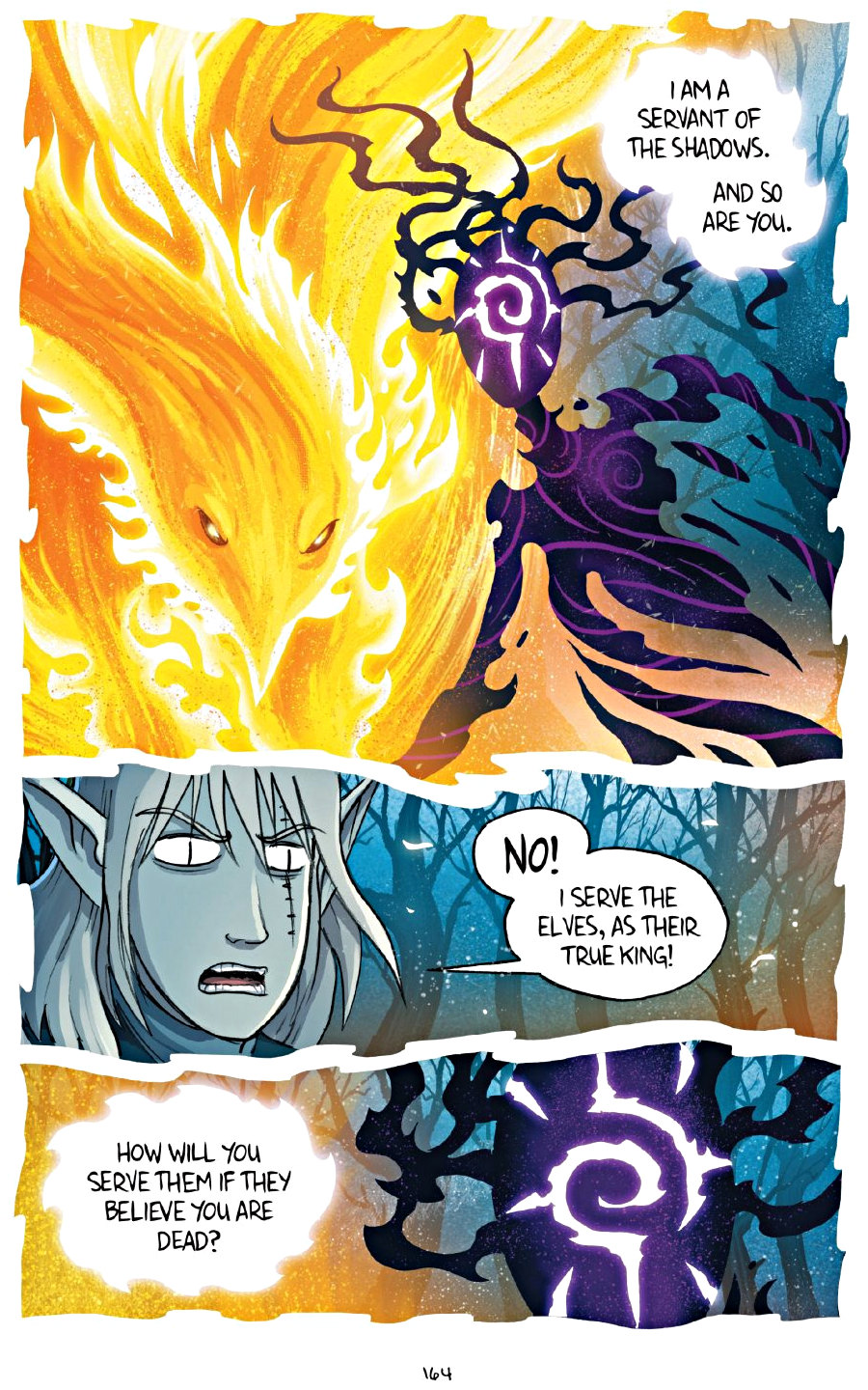 page 164 of amulet 7 firelight graphic novel