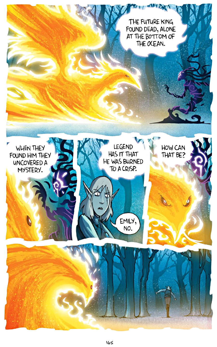 page 165 of amulet 7 firelight graphic novel
