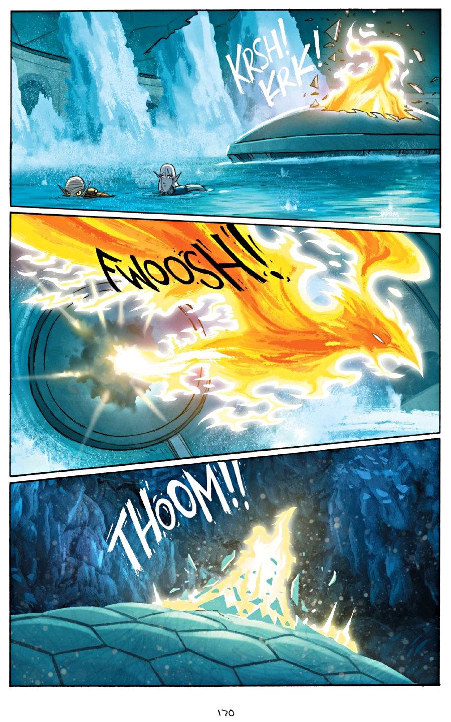 page 170 of amulet 7 firelight graphic novel