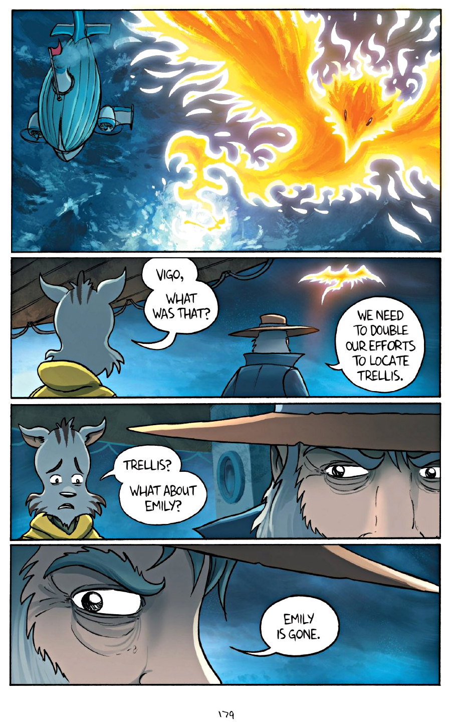 page 179 of amulet 7 firelight graphic novel