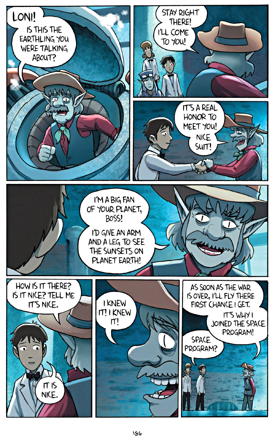 page 186 of amulet 7 firelight graphic novel