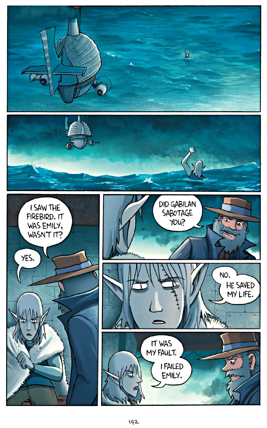 page 192 of amulet 7 firelight graphic novel