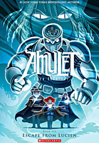 cover of amulet 6 escape from lucien graphic novel