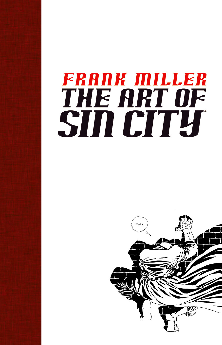 cover page of the art of sin city by frank miller