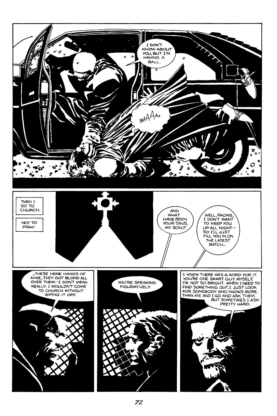 page 72 of sin city 1 the hard goodbye