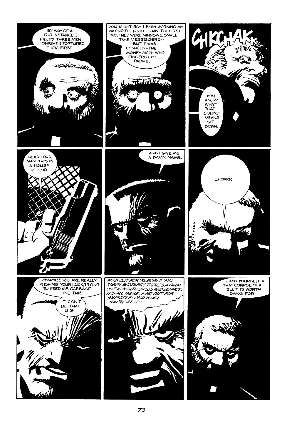 page 73 of sin city 1 the hard goodbye