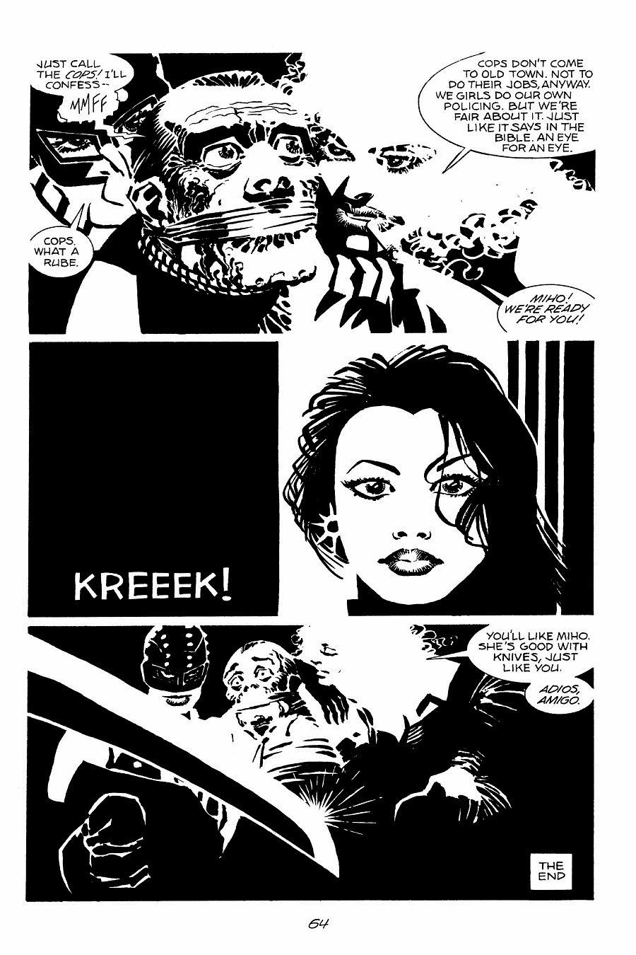 page 64 of sin city 6 booze broads and bullets