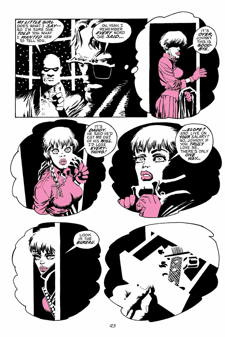 page 93 of sin city 6 booze broads and bullets