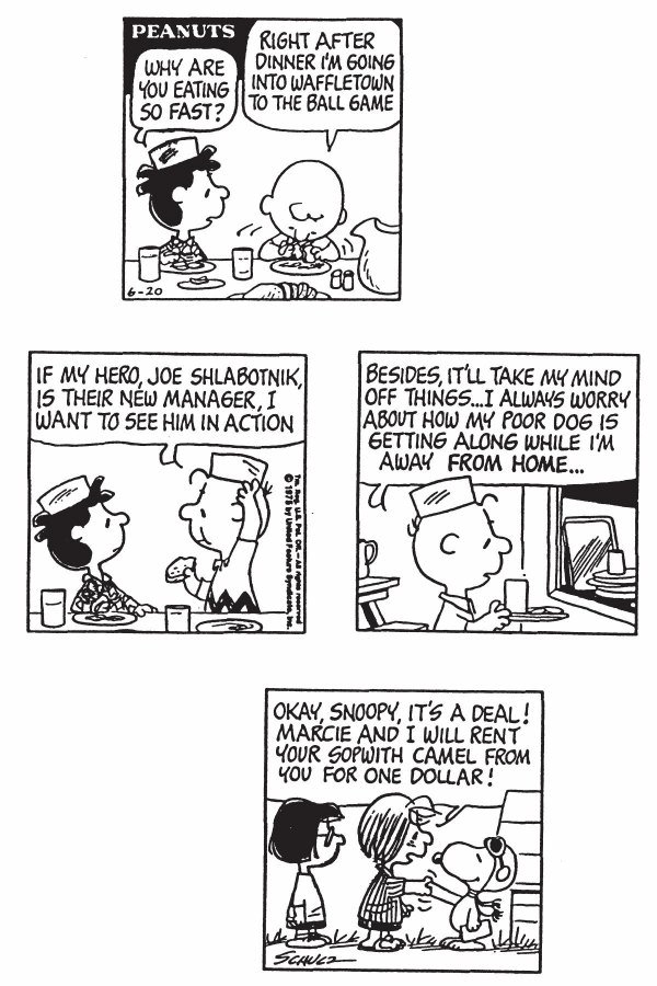 page 4 of snoopy the flying ace
