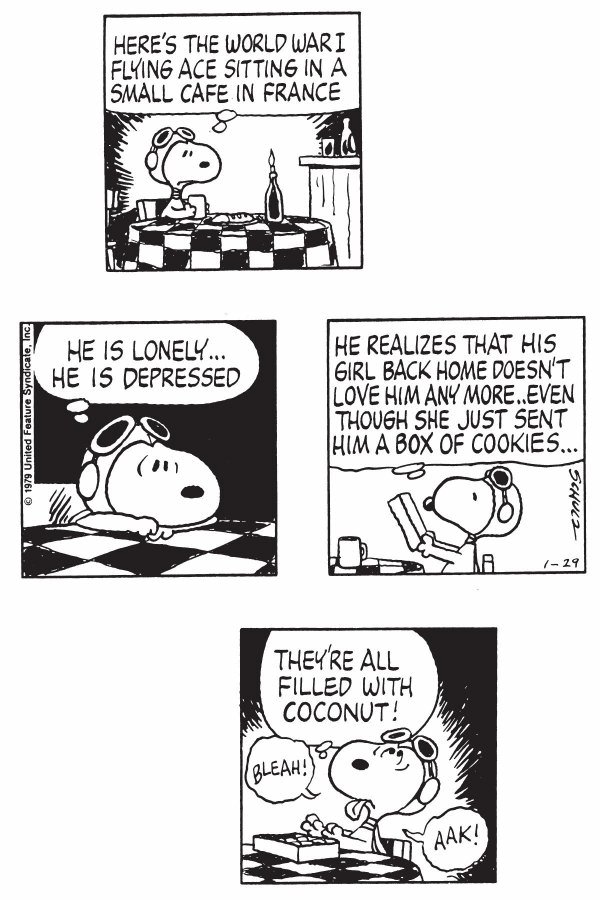 page 40 of snoopy the flying ace
