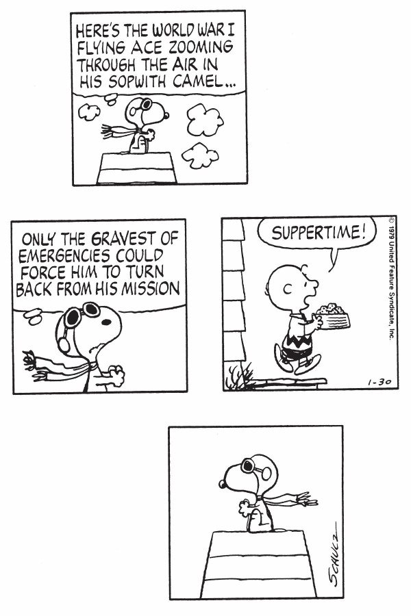 page 41 of snoopy the flying ace