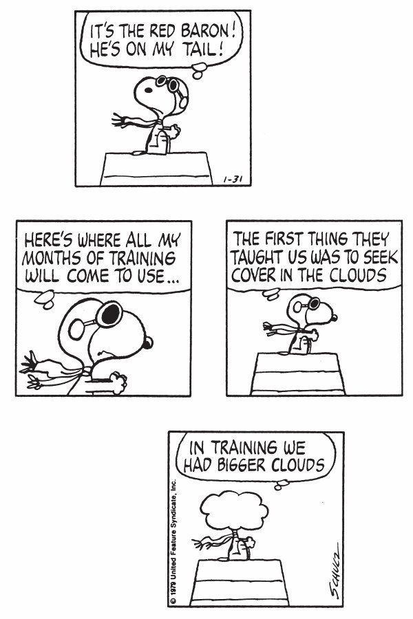 page 42 of snoopy the flying ace