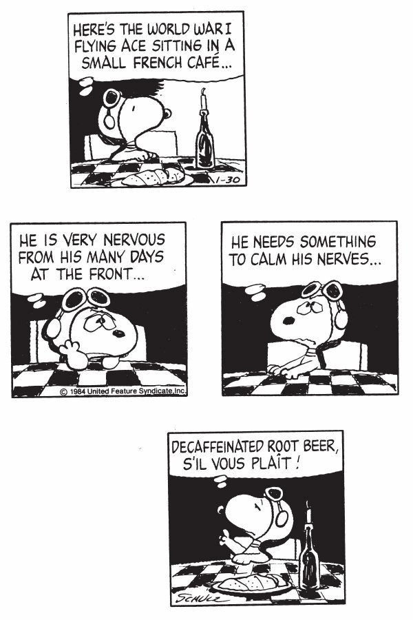 page 101 of snoopy the flying ace