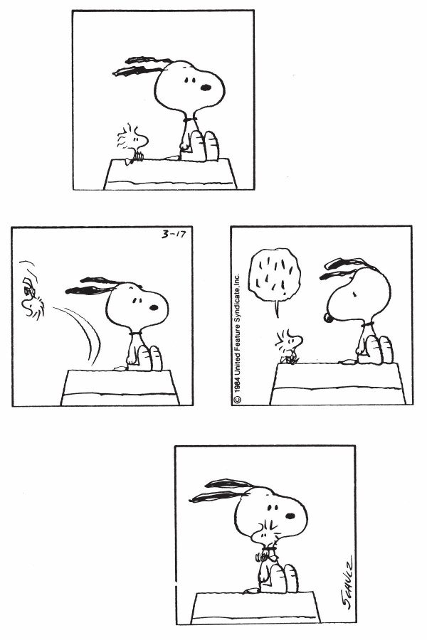 page 107 of snoopy the flying ace