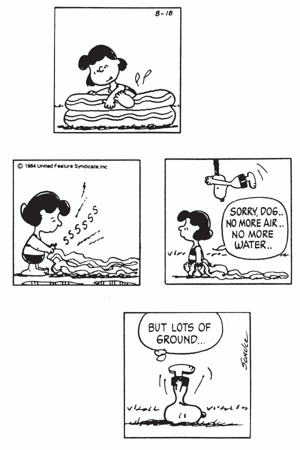 page 110 of snoopy the flying ace
