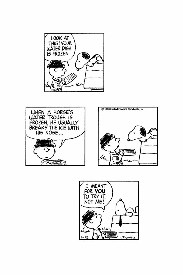 read online page 111 of snoopy the winter wonder dog