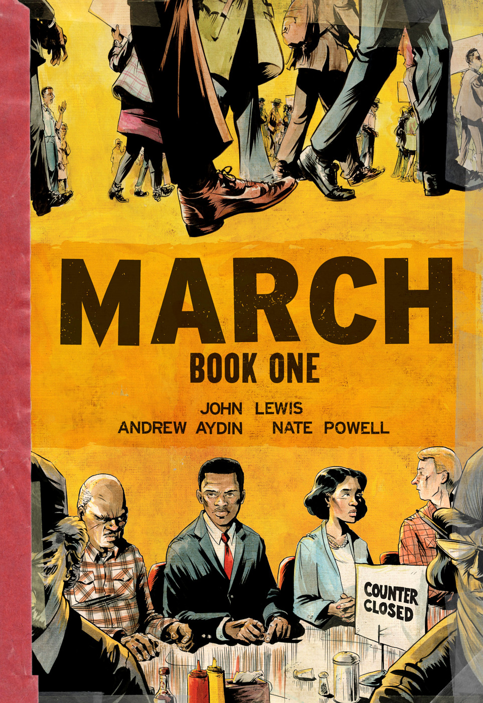 read march book one graphic novel cover page online