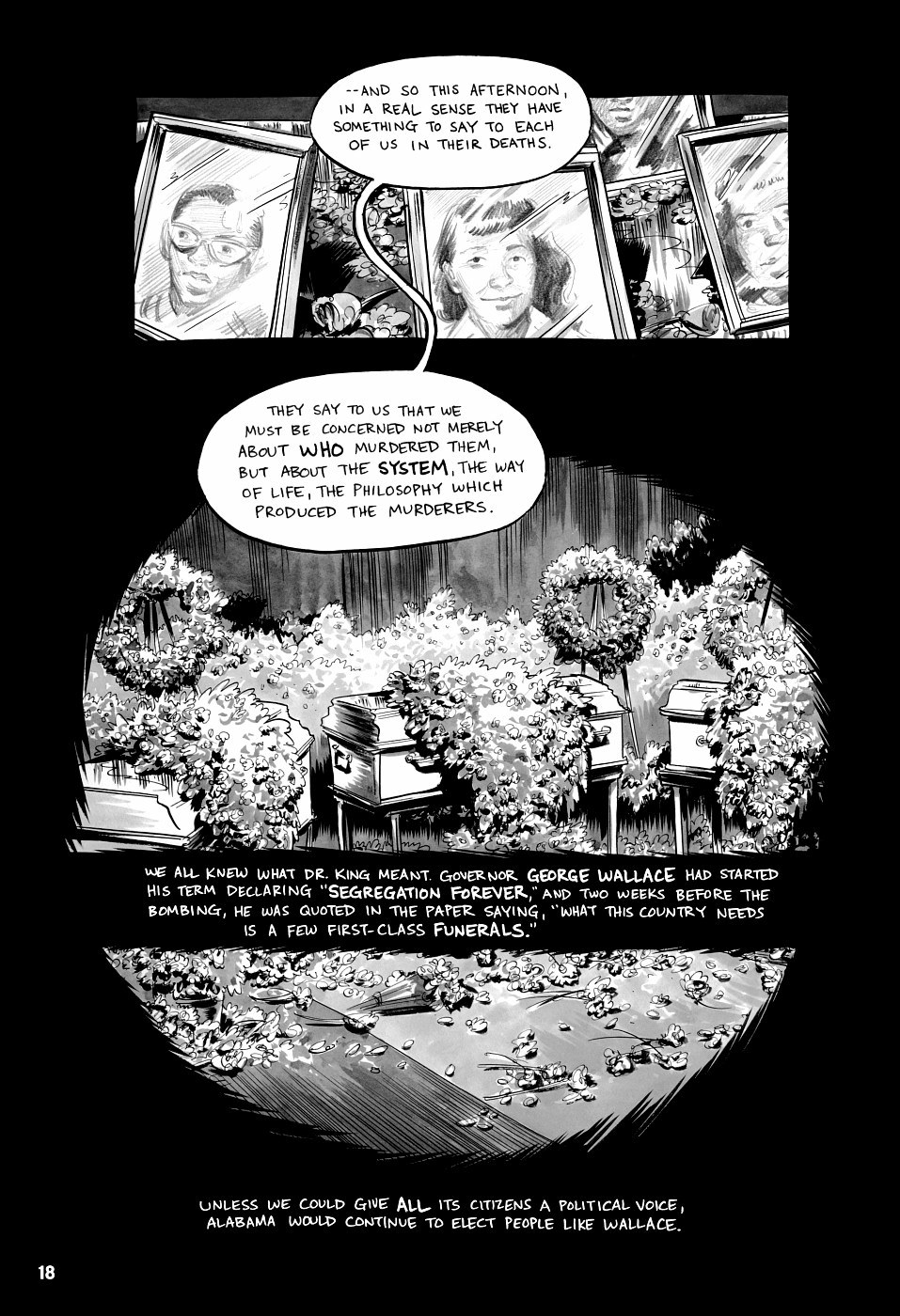 page 18 of march book three graphic novel