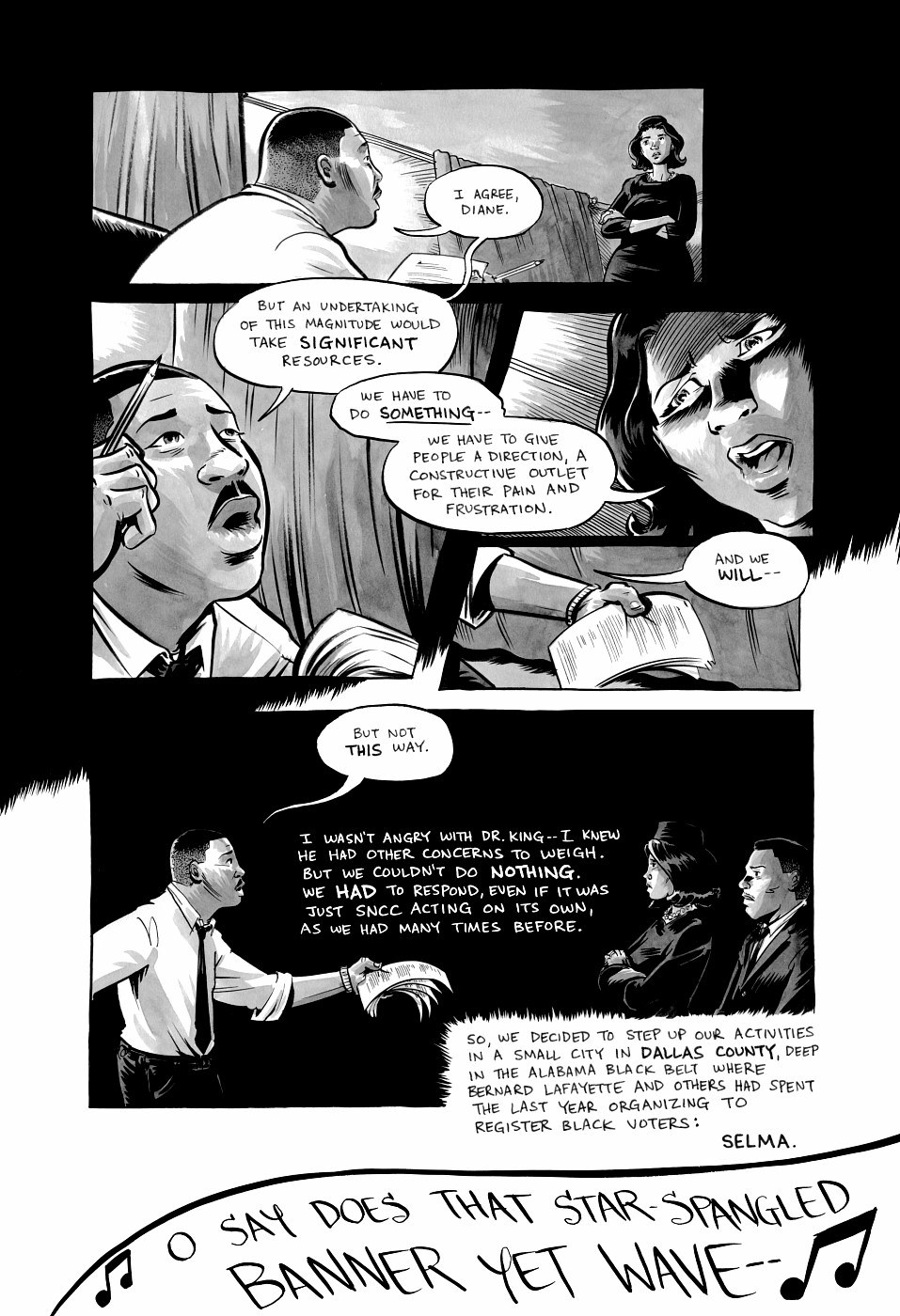 page 20 of march book three graphic novel