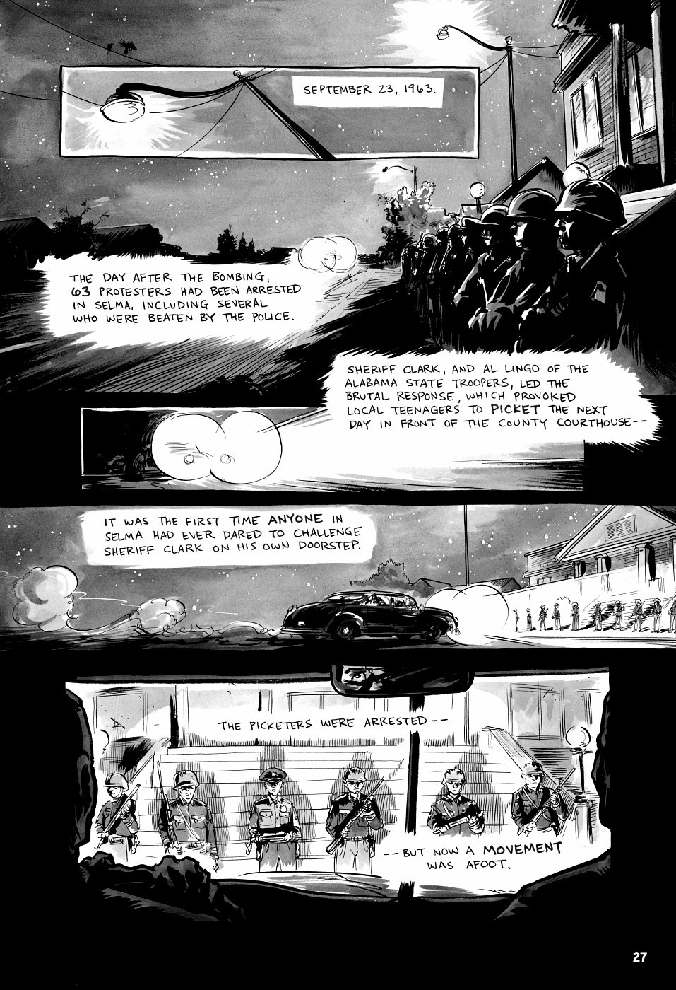page 27 of march book three graphic novel