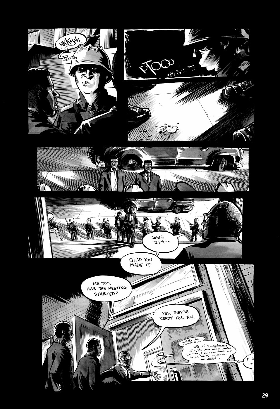page 29 of march book three graphic novel