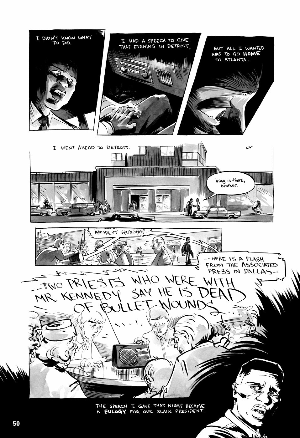 page 50 of march book three graphic novel
