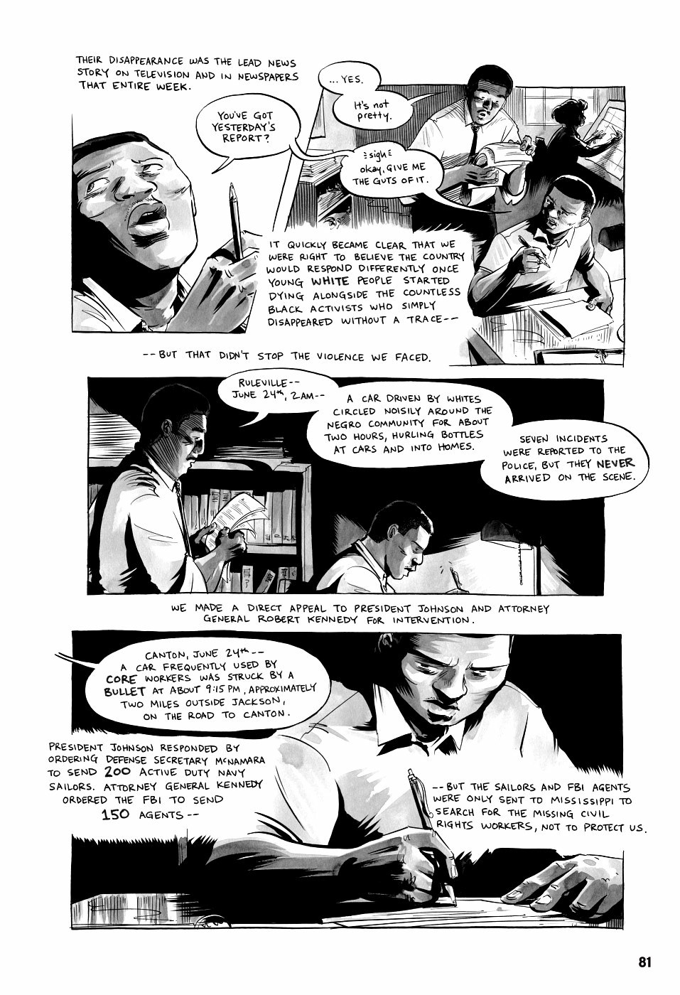 page 81 of march book three graphic novel