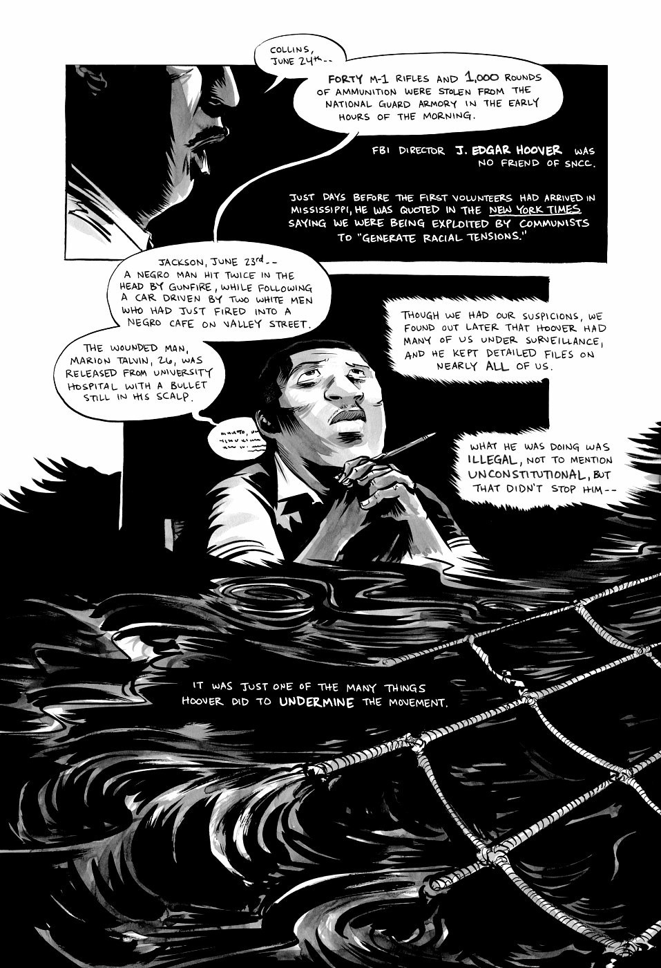 page 82 of march book three graphic novel