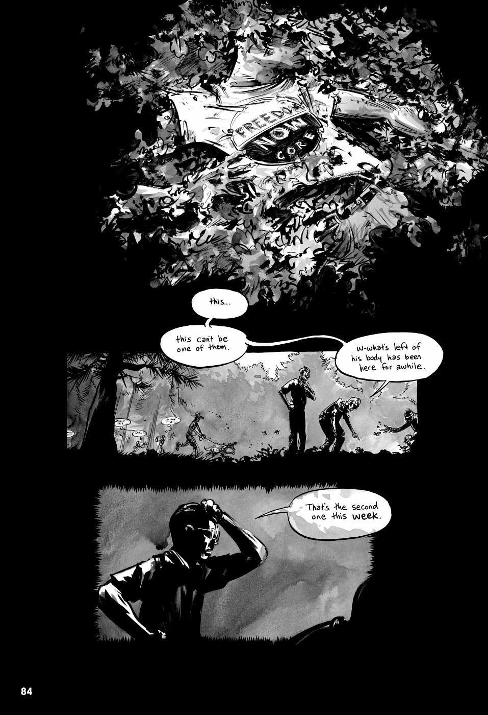 page 84 of march book three graphic novel