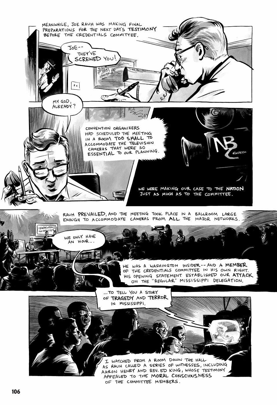 page 106 of march book three graphic novel