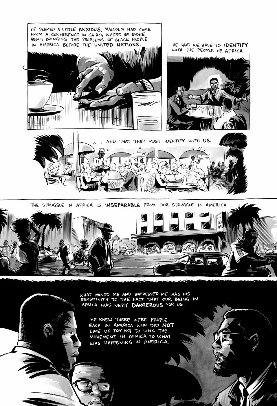 page 135 of march book three graphic novel