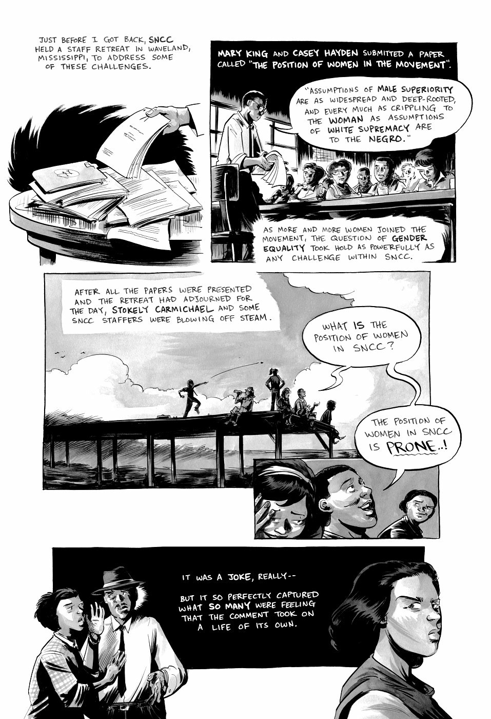 page 140 of march book three graphic novel