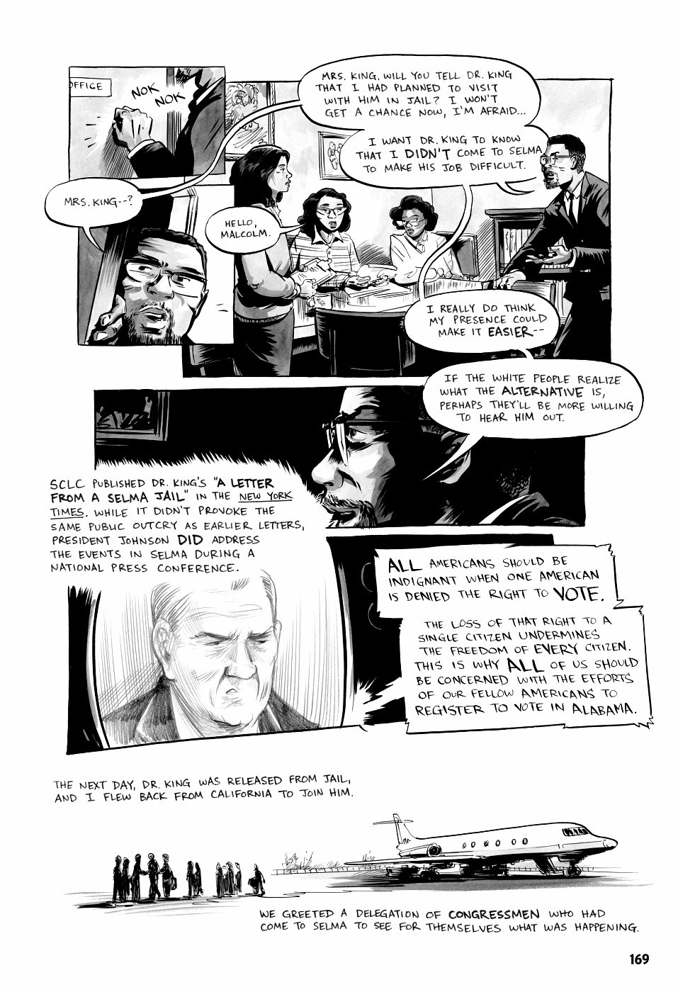 page 169 of march book three graphic novel