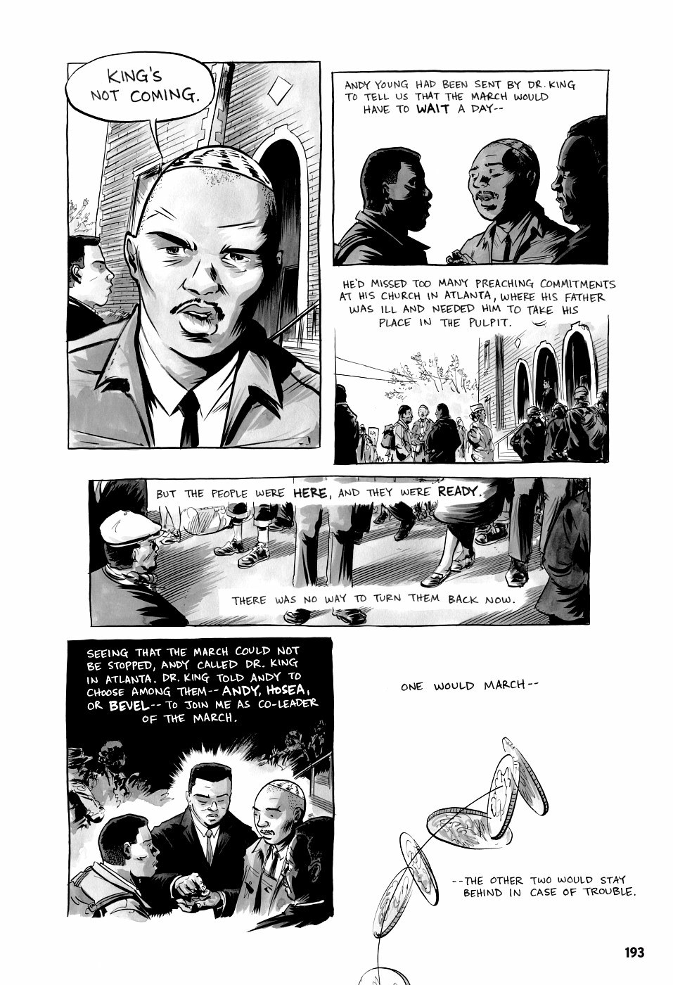 page 193 of march book three graphic novel