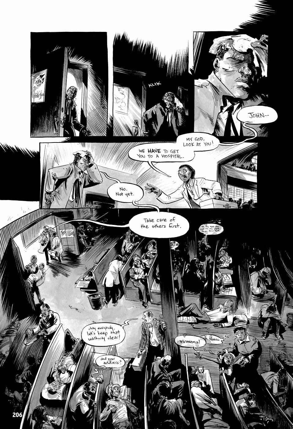page 206 of march book three graphic novel