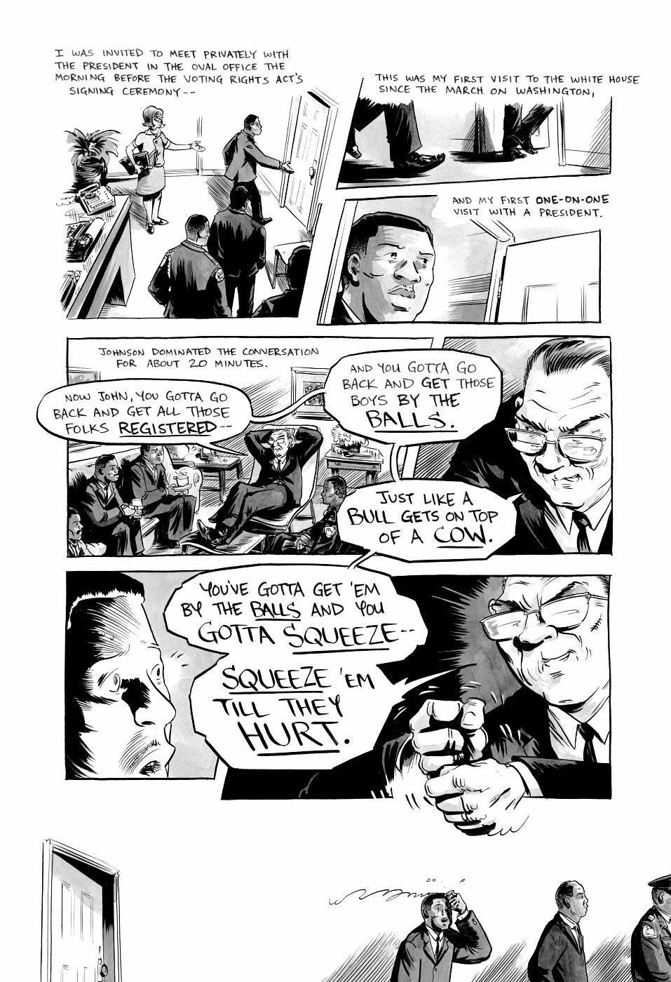 page 241 of march book three graphic novel