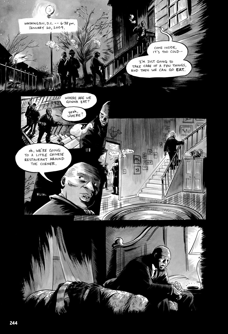 page 244 of march book three graphic novel