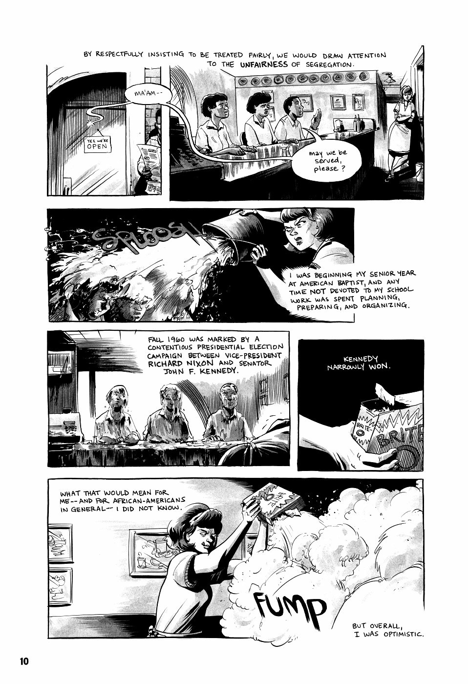 page 10 march book two graphic novel