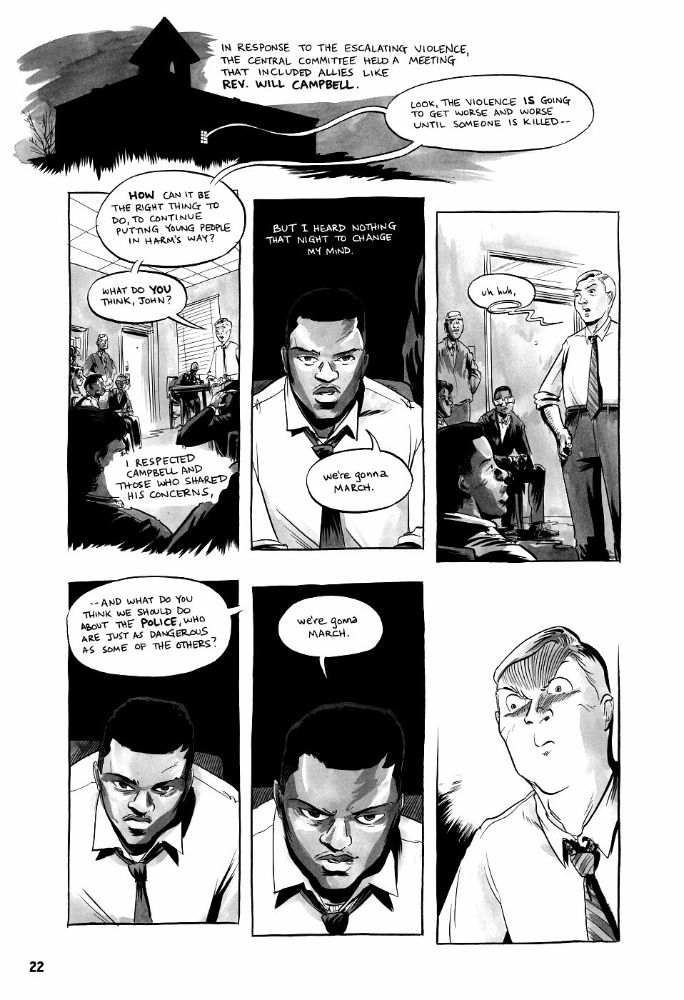 page 22 march book two graphic novel