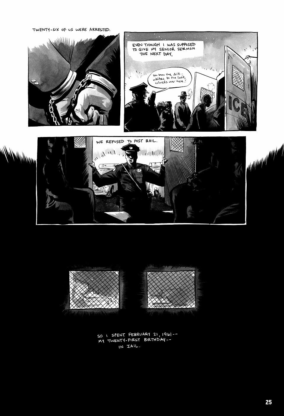 page 25 march book two graphic novel