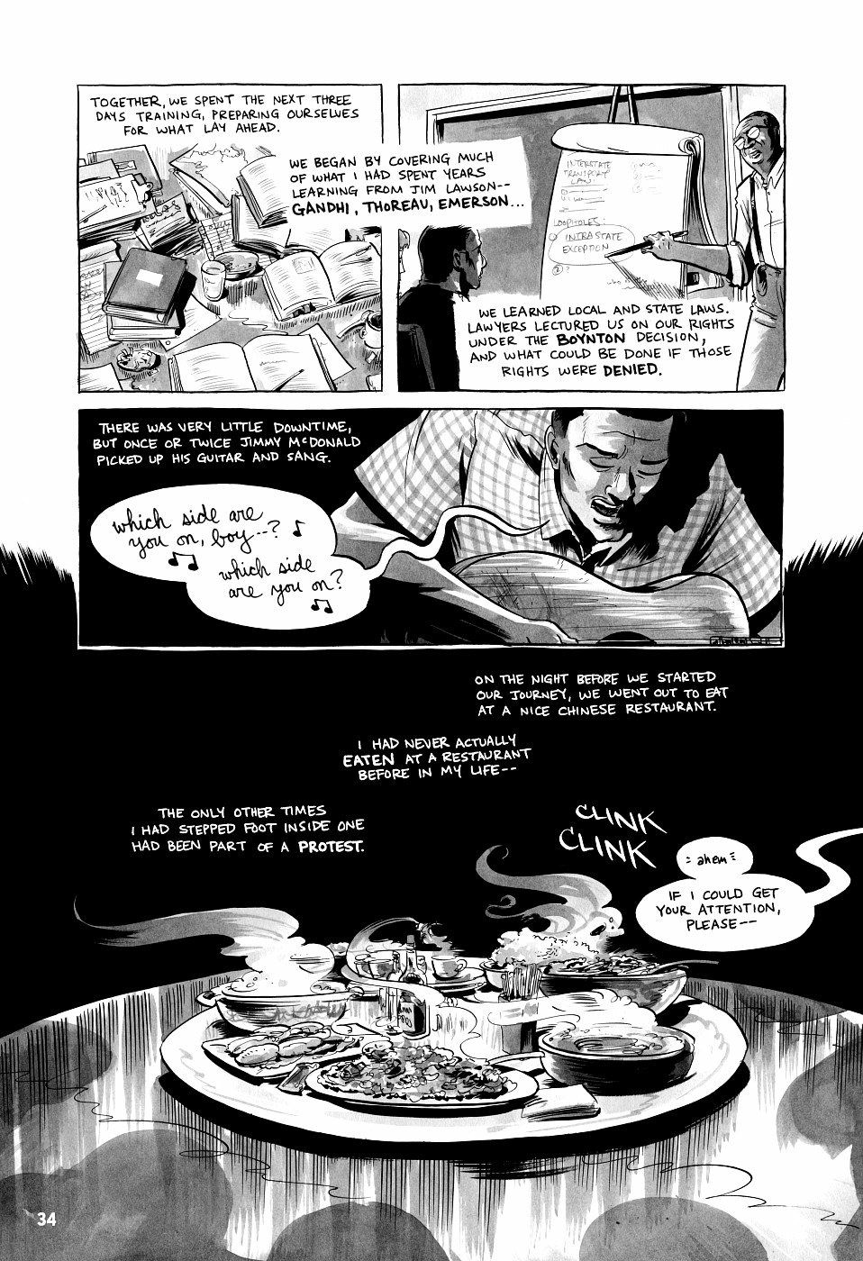 page 34 march book two graphic novel
