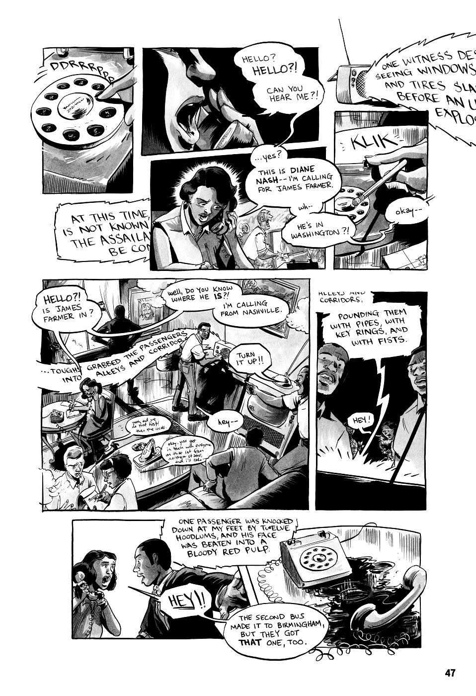 page 47 march book two graphic novel