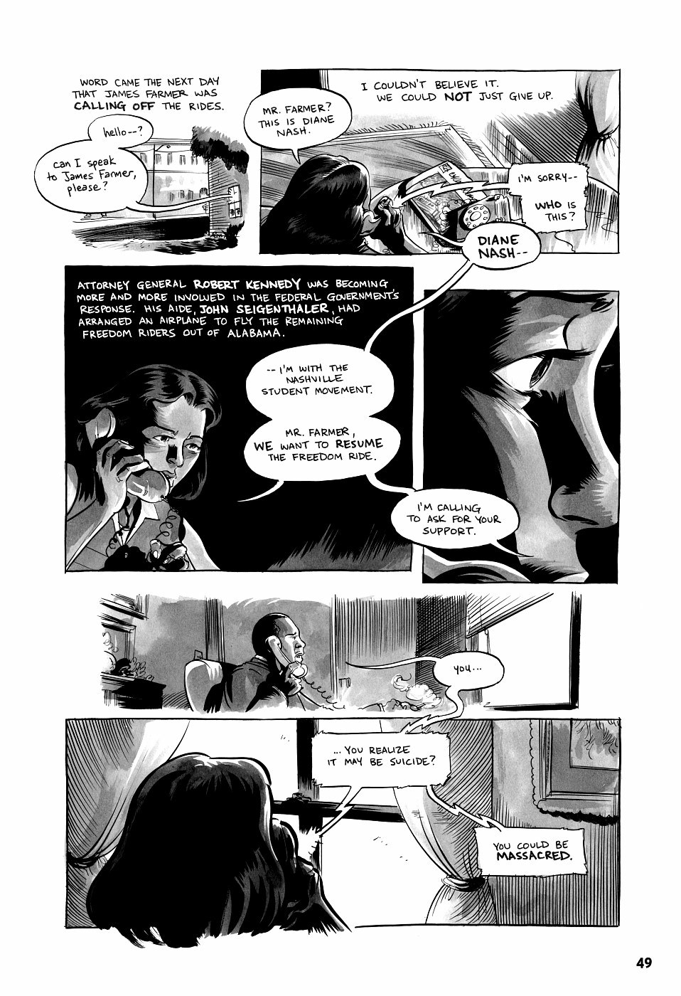 page 49 march book two graphic novel