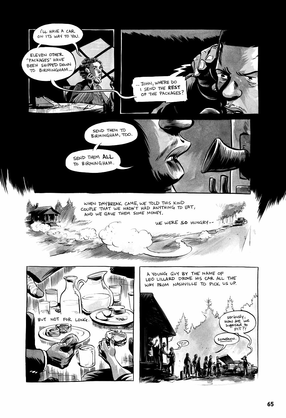 page 65 march book two graphic novel