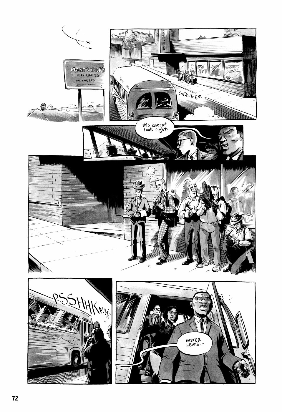 page 72 march book two graphic novel