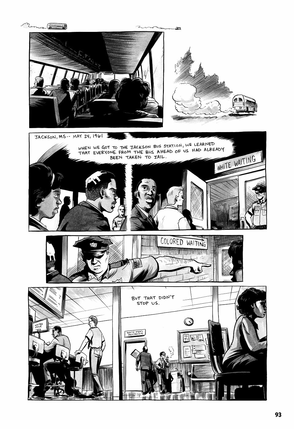 page 93 march book two graphic novel