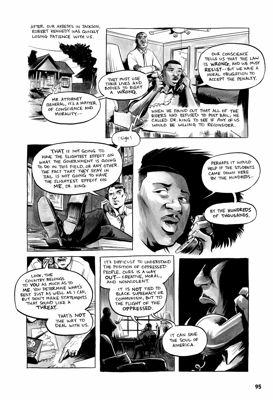 page 95 march book two graphic novel