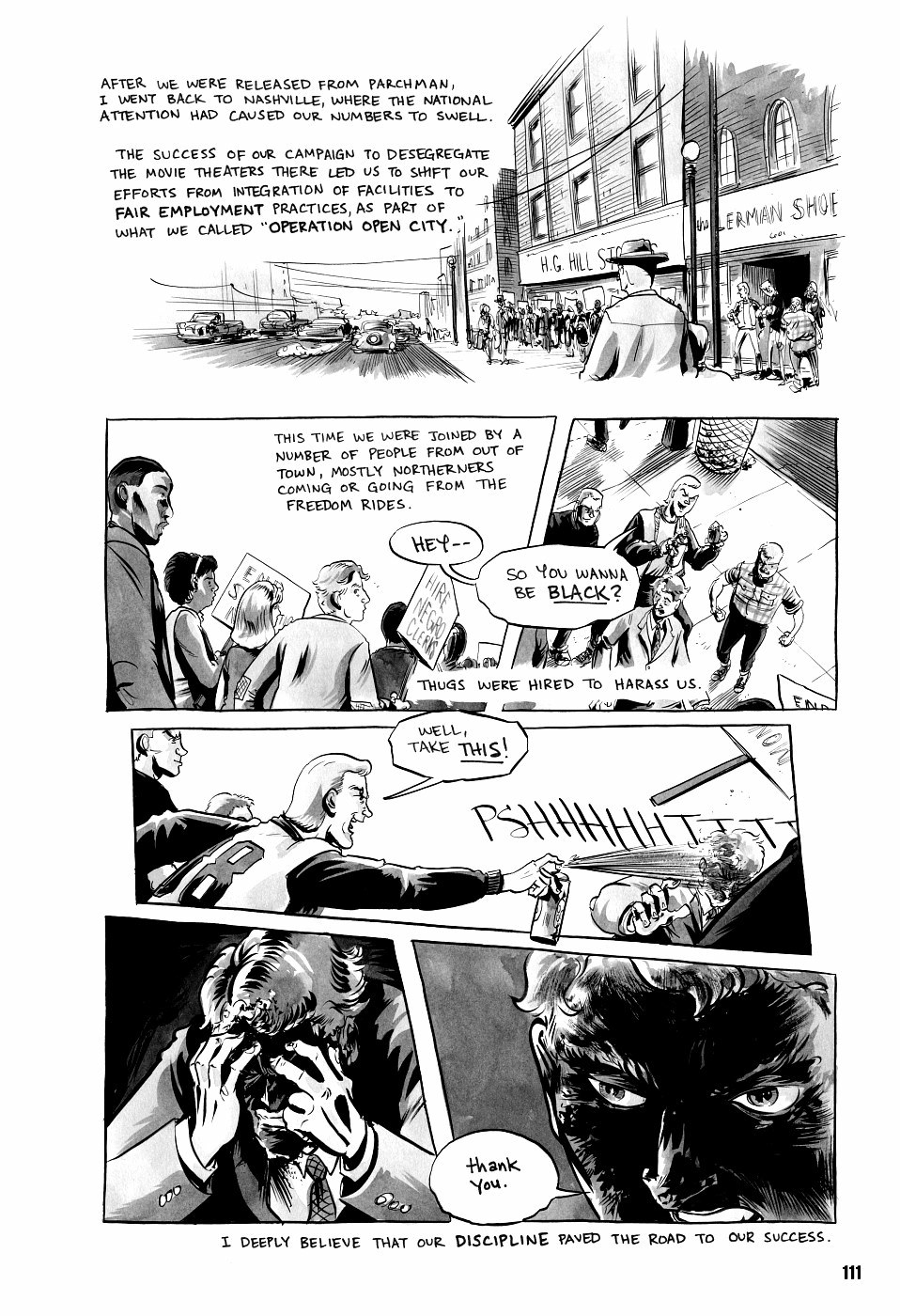page 111 march book two graphic novel